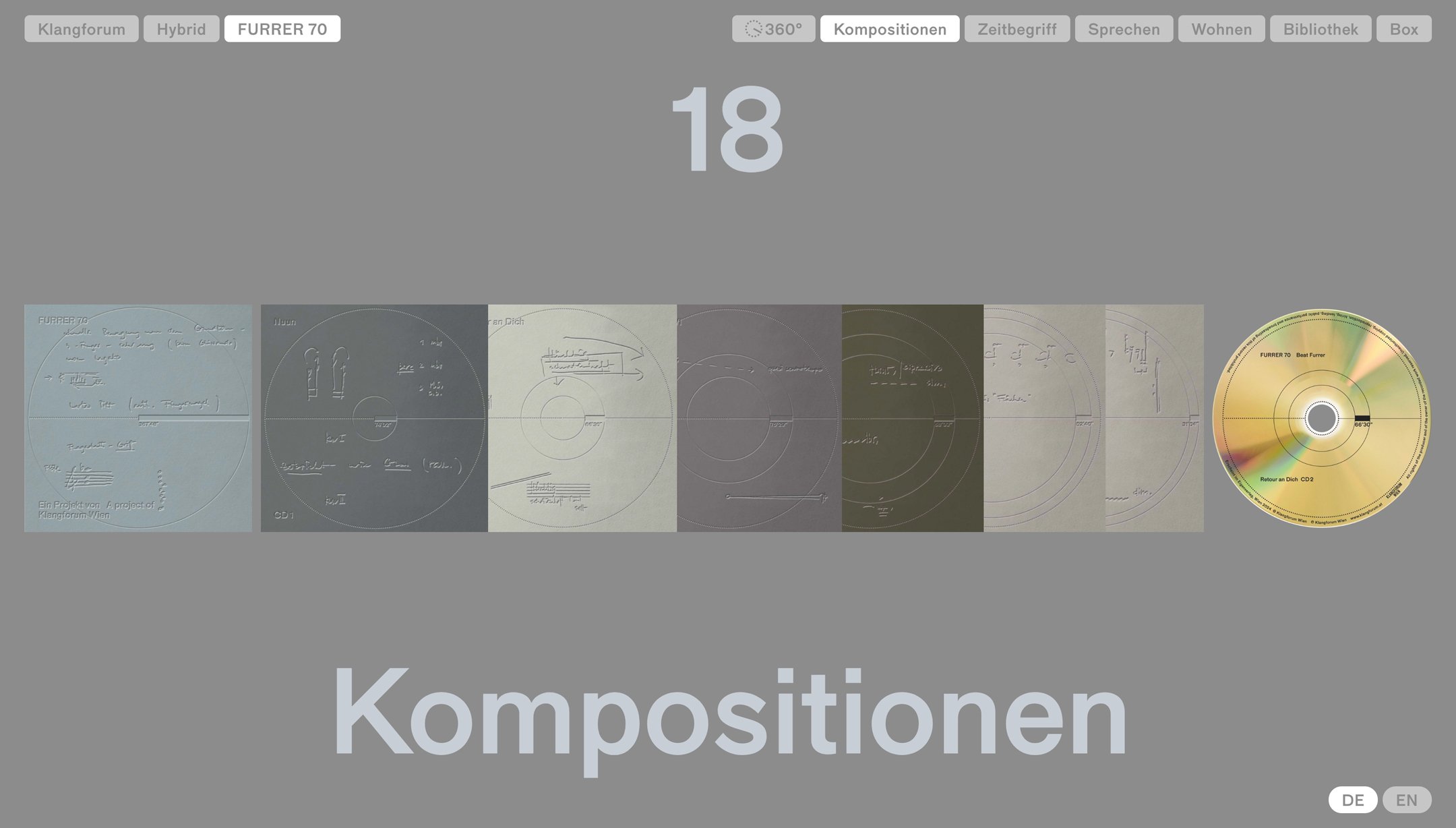 FURRER 70 Online Platform Klangforum